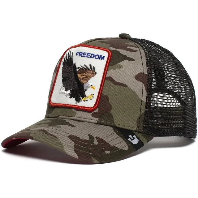 Military Color Design Animal Trucker Hat
