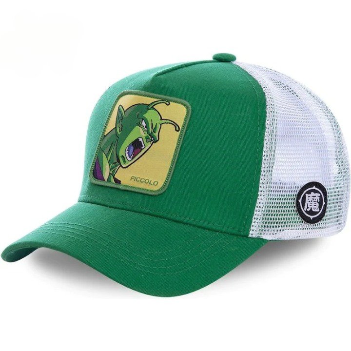 Piccolo Green and White Anime Trucker Hat