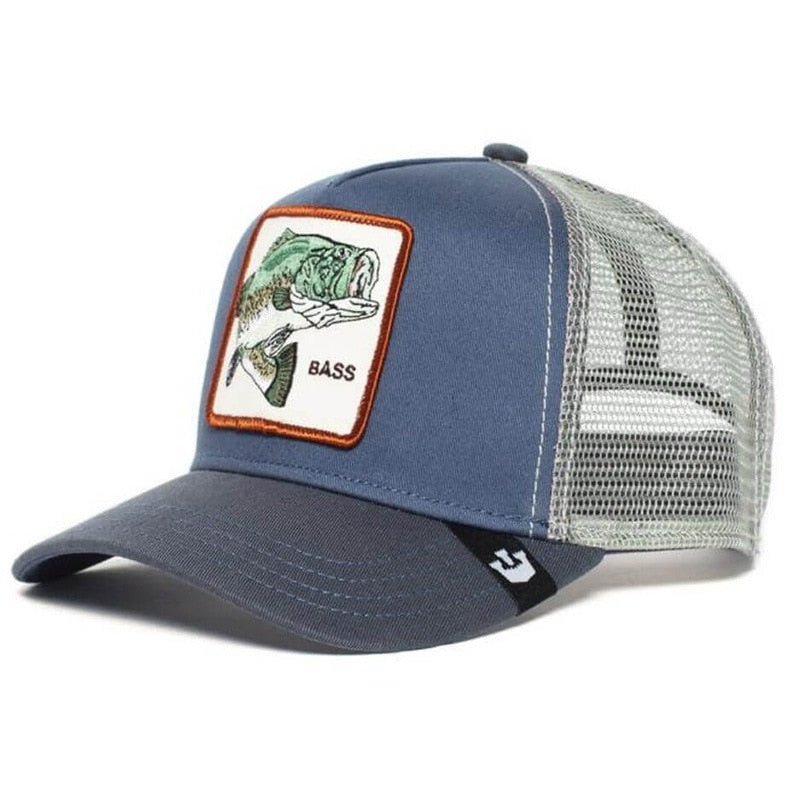 Bass Animal Trucker Hat