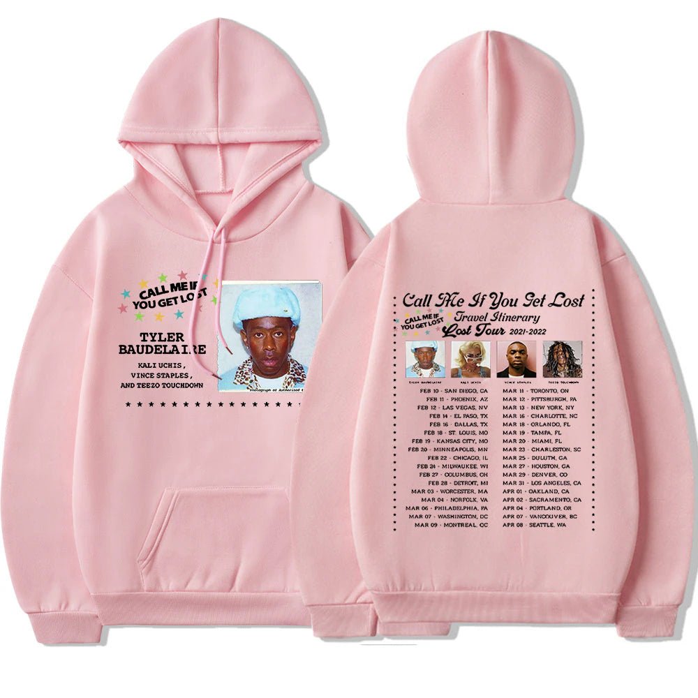 Light Pink Color Call Me Hoodie By Jeans Fritz