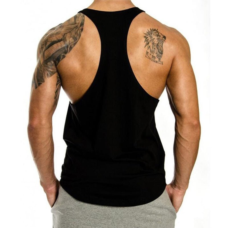 Stylish Black Color Stringer Tank top