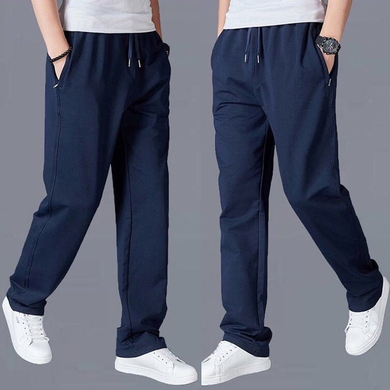 Blue Color Straight Fit Sweatpants