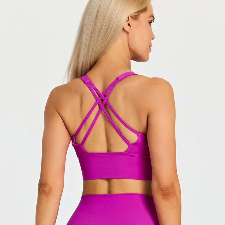 Pink Color Sports Bra 