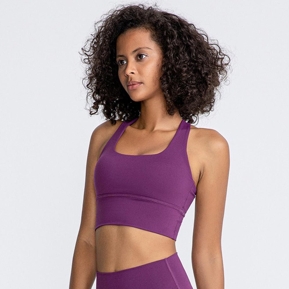 Purple Color Sports Bra For Women