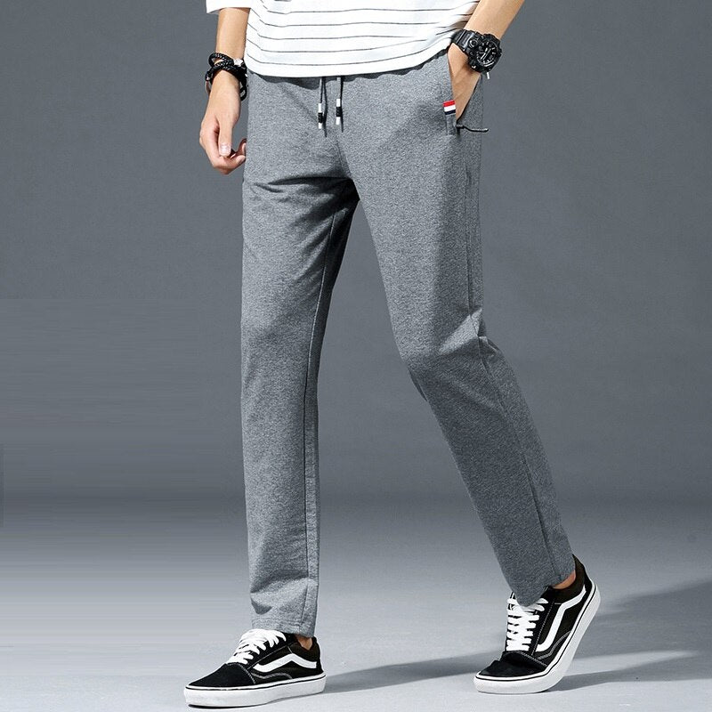 Light Grey Color Regular Fit Sweatpants 