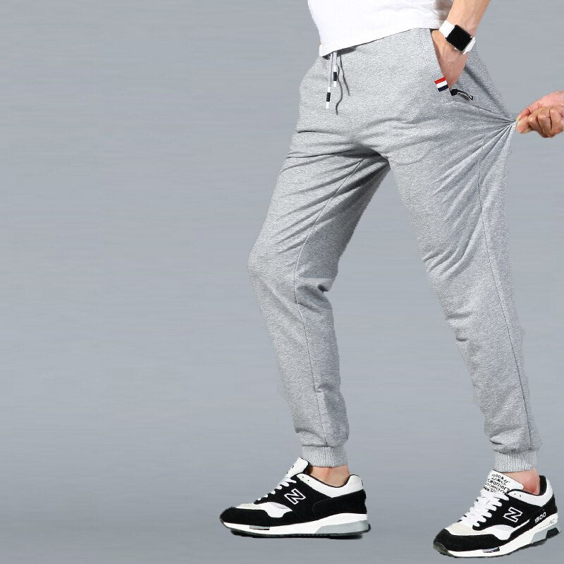 Light Grey Color Regular Fit Sweatpants