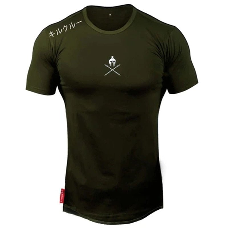 Dark Green Compression T-Shirt