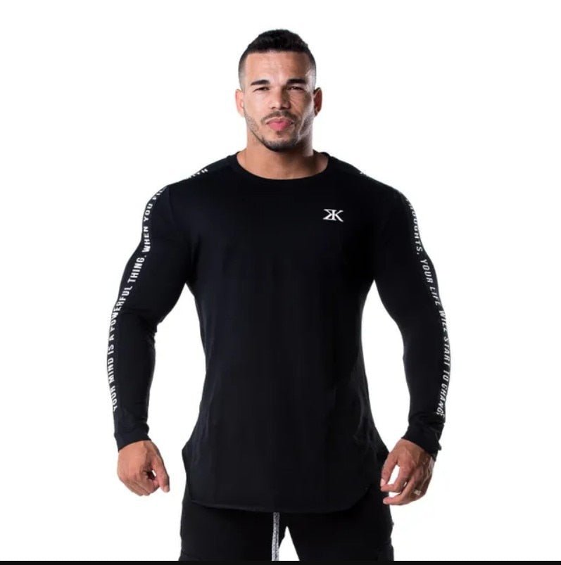 Black Sleeve Workout T-Shirt